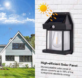 LED Solar Wall Lamp  Waterproof, Up And Down Luminous Lighting Garden Decoration