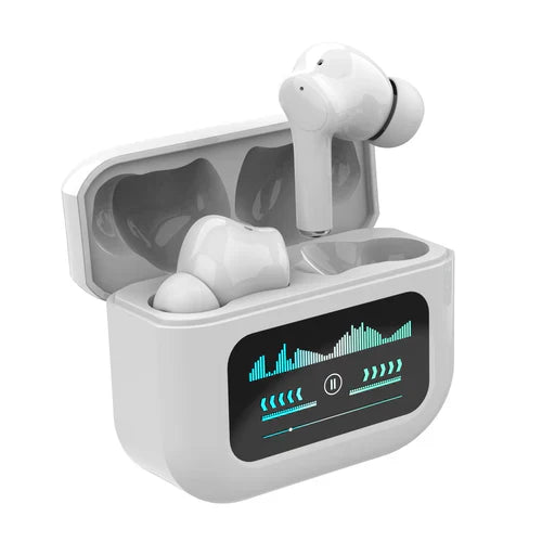 A9 Pro Touch Screen Anc Wireless Headset Tws Noise Cancelling Earbud.