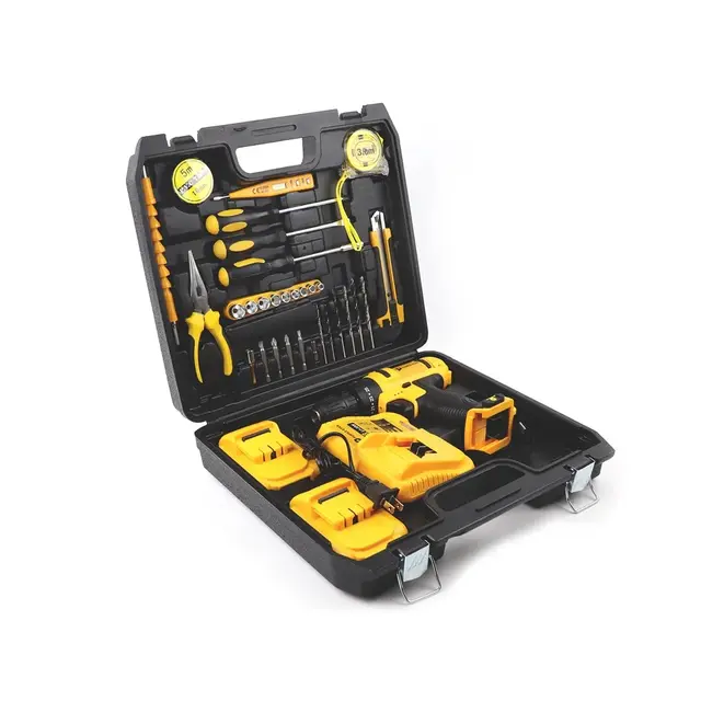 Dewalt Brand 24 Volts Cordless Hammer Drill Tool Set