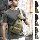 Tactical Outdoor Chest/Shoulder Bag With Water Bottle Holder