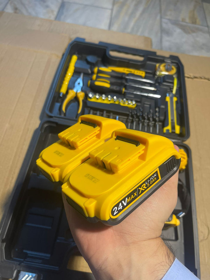 34 Pc Rechargeable Drill Set