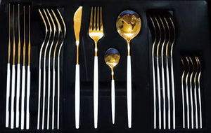 24 PCs Stainless Steel Cutlery Set