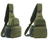 Tactical Outdoor Chest/Shoulder Bag With Water Bottle Holder