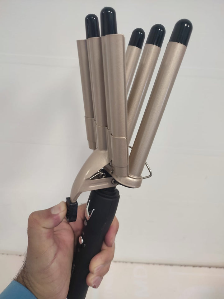 Hair Crimper 5 Barrel Curling Iron